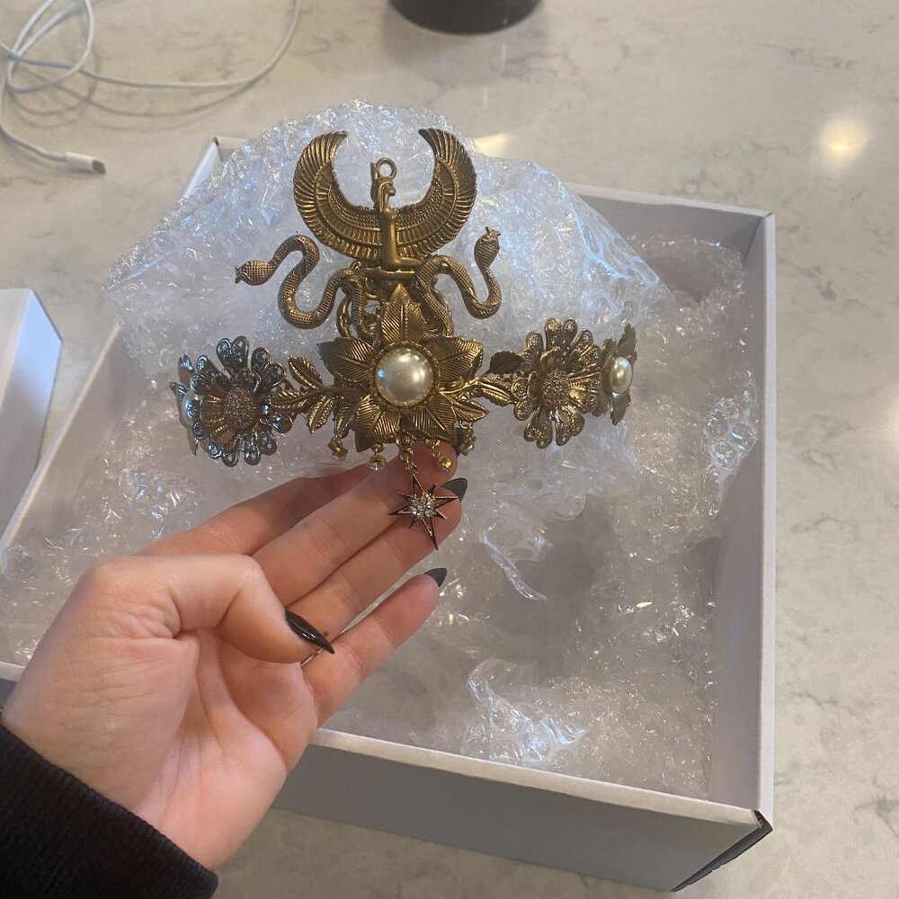 Egyptian Goddess Crown